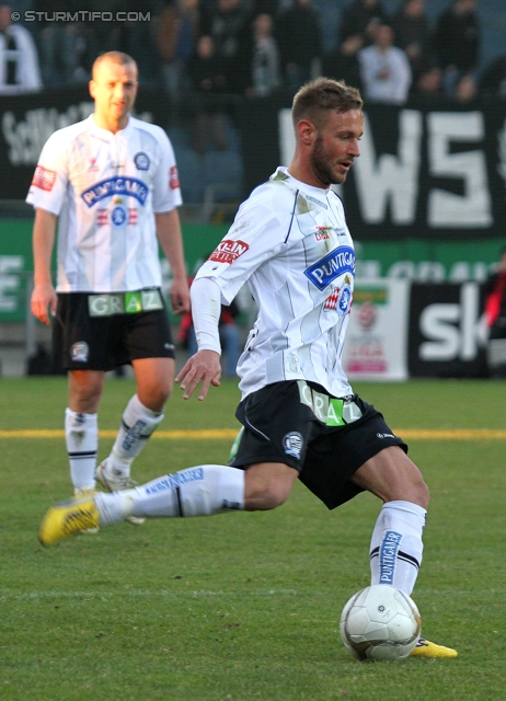 Sturm Graz - Wr. Neustadt
Oesterreichische Fussball Bundesliga, 24. Runde, SK Sturm Graz - SC Wiener Neustadt, Stadion Liebenau Graz, 10.3.2012. 

Foto zeigt Martin Ehrenreich (Sturm)
