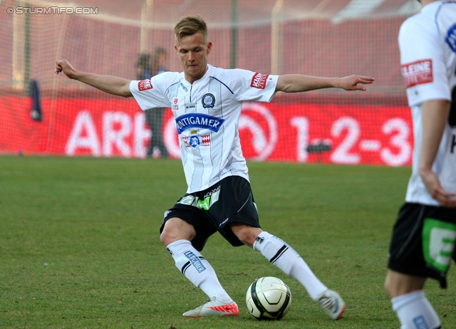 Admira - Sturm Graz
Oesterreichische Fussball Bundesliga, 25. Runde, FC Admira - SK Sturm Graz, Stadion Suedstadt Maria Enzersdorf, 18.3.2012. 

Foto zeigt Dominic Puercher (Sturm)
