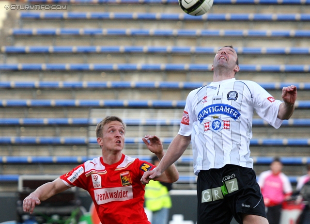 Admira - Sturm Graz
Oesterreichische Fussball Bundesliga, 25. Runde, FC Admira - SK Sturm Graz, Stadion Suedstadt Maria Enzersdorf, 18.3.2012. 

Foto zeigt Mario Haas (Sturm)
