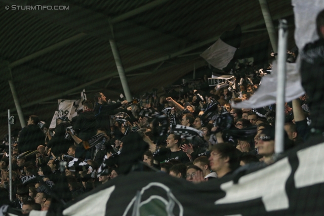 Sturm Graz - Innsbruck
Oesterreichische Fussball Bundesliga, 26. Runde,  SK Sturm Graz - FC Wacker Innsbruck, Stadion Liebenau Graz, 21.03.2012. 

Foto zeigt Fans von Sturm
