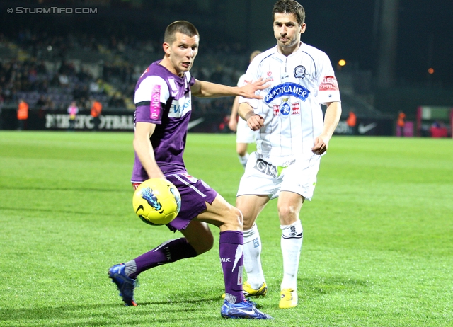 Austria Wien - Sturm Graz
Oesterreichische Fussball Bundesliga, 27. Runde,  FK Austira Wien - SK Sturm Graz, Franz-Horr-Stadion Wien, 24.03.2012. 

Foto zeigt Georgi Popkhadze (Sturm)
