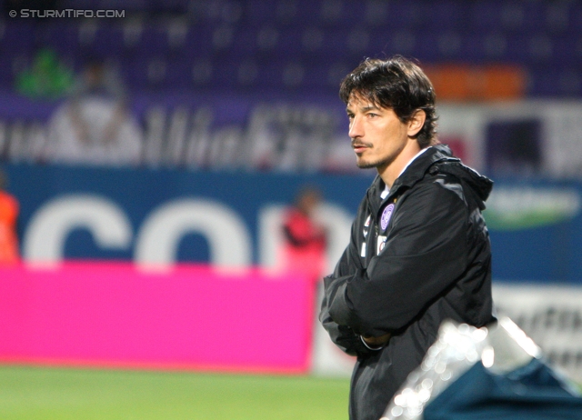 Austria Wien - Sturm Graz
Oesterreichische Fussball Bundesliga, 27. Runde,  FK Austira Wien - SK Sturm Graz, Franz-Horr-Stadion Wien, 24.03.2012. 

Foto zeigt Ivica Vastic (Trainer Austria)
