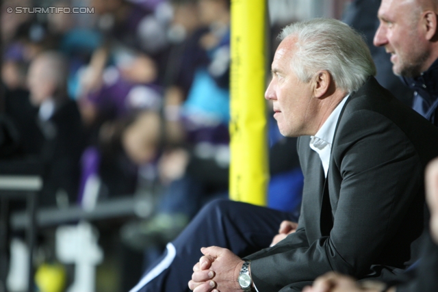 Austria Wien - Sturm Graz
Oesterreichische Fussball Bundesliga, 27. Runde,  FK Austira Wien - SK Sturm Graz, Franz-Horr-Stadion Wien, 24.03.2012. 

Foto zeigt Hans Lang (Sportkoordinator Sturm)
