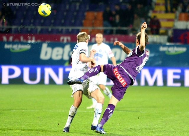 Austria Wien - Sturm Graz
Oesterreichische Fussball Bundesliga, 27. Runde,  FK Austira Wien - SK Sturm Graz, Franz-Horr-Stadion Wien, 24.03.2012. 

Foto zeigt Manuel Weber (Sturm)
