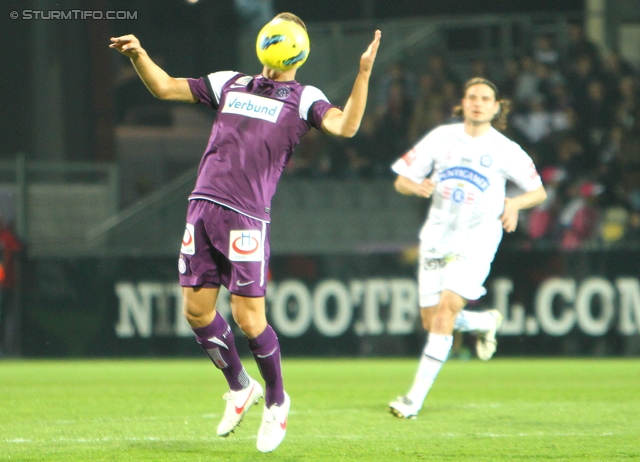 Austria Wien - Sturm Graz
Oesterreichische Fussball Bundesliga, 27. Runde,  FK Austira Wien - SK Sturm Graz, Franz-Horr-Stadion Wien, 24.03.2012. 

Foto zeigt Alexander Gruenwald (Austria)
