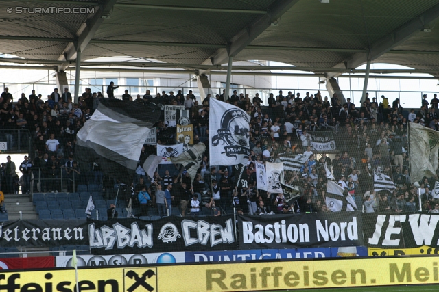 Sturm Graz - Ried
Oesterreichische Fussball Bundesliga, 28. Runde,  SK Sturm Graz - SV Ried, Stadion Liebenau Graz, 31.03.2012. 

Foto zeigt Fans von Sturm
