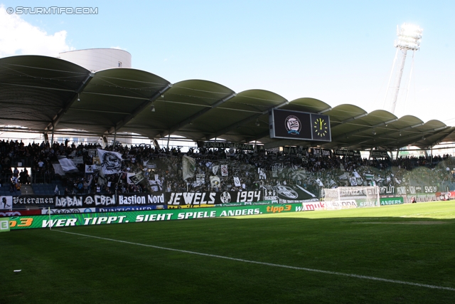 Sturm Graz - Ried
Oesterreichische Fussball Bundesliga, 28. Runde,  SK Sturm Graz - SV Ried, Stadion Liebenau Graz, 31.03.2012. 

Foto zeigt Fans von Sturm
