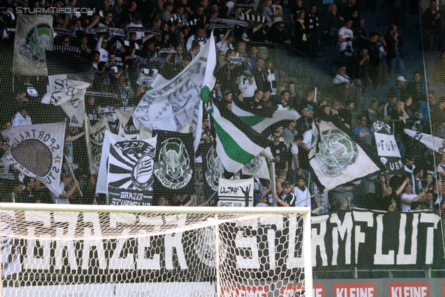 Sturm Graz - Ried
Oesterreichische Fussball Bundesliga, 28. Runde,  SK Sturm Graz - SV Ried, Stadion Liebenau Graz, 31.03.2012. 

Foto zeigt Fans von Sturm
