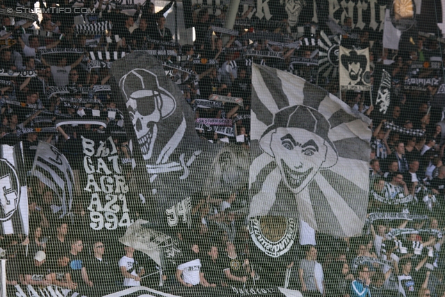 Sturm Graz - Ried
Oesterreichische Fussball Bundesliga, 28. Runde,  SK Sturm Graz - SV Ried, Stadion Liebenau Graz, 31.03.2012. 

Foto zeigt Fans von Sturm
