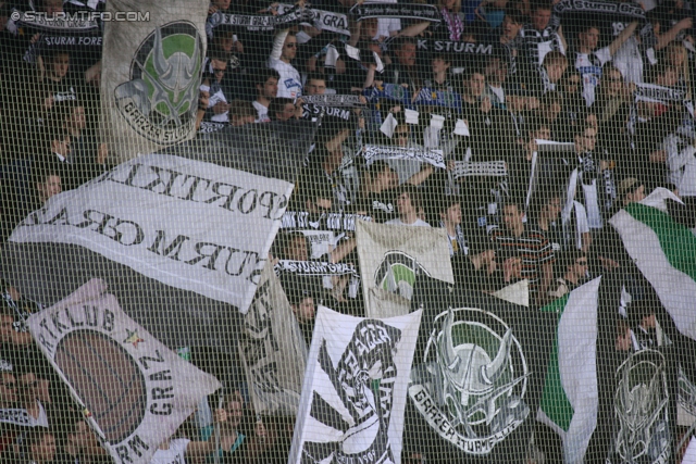 Sturm Graz - Ried
Oesterreichische Fussball Bundesliga, 28. Runde,  SK Sturm Graz - SV Ried, Stadion Liebenau Graz, 31.03.2012. 

Foto zeigt Fans von Sturm
