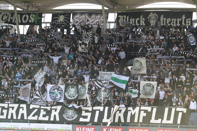 Sturm Graz - Ried
Oesterreichische Fussball Bundesliga, 28. Runde,  SK Sturm Graz - SV Ried, Stadion Liebenau Graz, 31.03.2012. 

Foto zeigt Fans von Sturm
