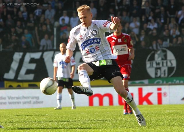 Sturm Graz - Ried
Oesterreichische Fussball Bundesliga, 28. Runde,  SK Sturm Graz - SV Ried, Stadion Liebenau Graz, 31.03.2012. 

Foto zeigt Matthias Koch (Sturm)
