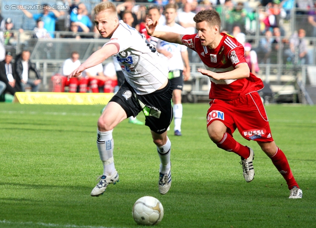 Sturm Graz - Ried
Oesterreichische Fussball Bundesliga, 28. Runde,  SK Sturm Graz - SV Ried, Stadion Liebenau Graz, 31.03.2012. 

Foto zeigt Matthias Koch (Sturm)
