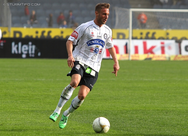 Sturm Graz - Ried
Oesterreichische Fussball Bundesliga, 28. Runde,  SK Sturm Graz - SV Ried, Stadion Liebenau Graz, 31.03.2012. 

Foto zeigt Martin Ehrenreich (Sturm)
