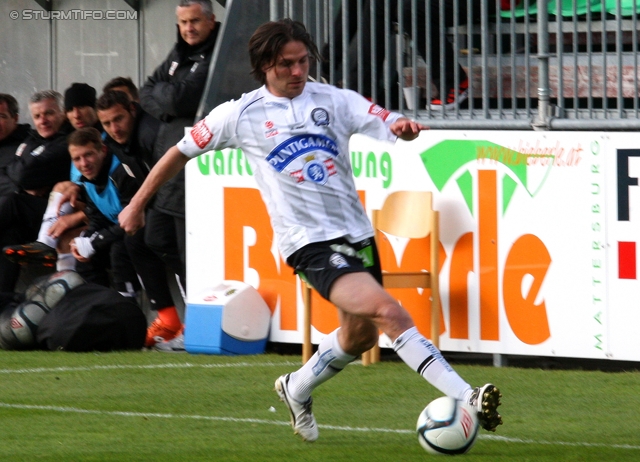 Sturm Graz - Ried
Oesterreichische Fussball Bundesliga, 29. Runde,  SV Mattersburg - SK Sturm Graz, Pappelstadion Mattersburg, 08.04.2012. 

Foto zeigt Imre Szabics (Sturm)
