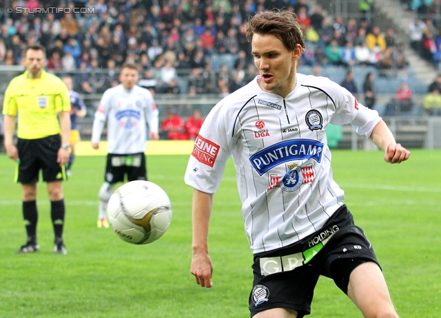 Sturm Graz - Salzburg
Oesterreichische Fussball Bundesliga, 30. Runde,  SK Sturm Graz - RB Salzburg, Stadion Liebenau Graz, 14.04.2012. 

Foto zeigt Andreas Hoelzl (Sturm)
