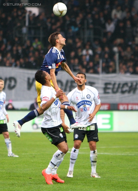 Sturm Graz - Salzburg
Oesterreichische Fussball Bundesliga, 30. Runde,  SK Sturm Graz - RB Salzburg, Stadion Liebenau Graz, 14.04.2012. 

Foto zeigt Rubin Rafael Okotie (Sturm)
