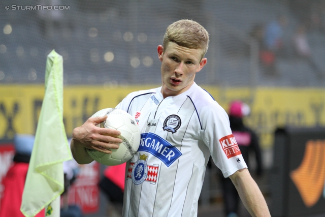 Sturm Graz - Salzburg
Oesterreichische Fussball Bundesliga, 30. Runde,  SK Sturm Graz - RB Salzburg, Stadion Liebenau Graz, 14.04.2012. 

Foto zeigt Florian Kainz (Sturm)
