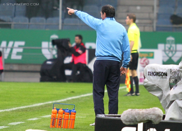 Sturm Graz - Salzburg
Oesterreichische Fussball Bundesliga, 30. Runde,  SK Sturm Graz - RB Salzburg, Stadion Liebenau Graz, 14.04.2012. 

Foto zeigt Thomas Kristl (Cheftrainer Sturm)
