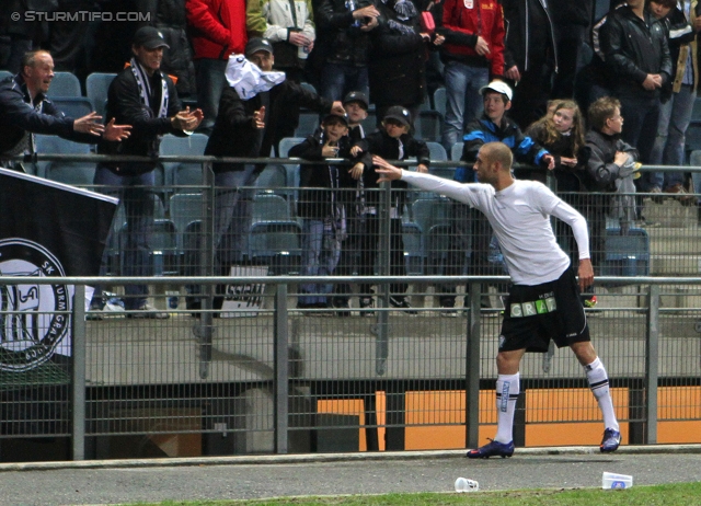 Sturm Graz - Salzburg
Oesterreichische Fussball Bundesliga, 30. Runde,  SK Sturm Graz - RB Salzburg, Stadion Liebenau Graz, 14.04.2012. 

Foto zeigt Patrick Wolf (Sturm)
