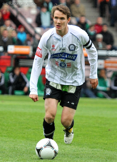 Rapid Wien - Sturm Graz
Oesterreichische Fussball Bundesliga, 31. Runde,  SK Rapid Wien - SK Sturm Graz, Gerhard Hanappi Stadion Wien, 22.04.2012. 

Foto zeigt Andreas Hoelzl (Sturm)
