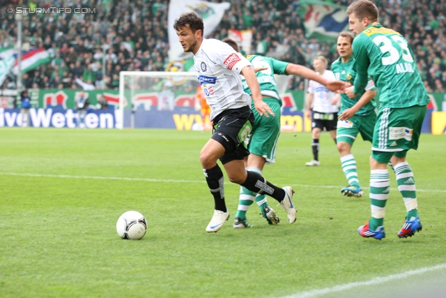 Rapid Wien - Sturm Graz
Oesterreichische Fussball Bundesliga, 31. Runde,  SK Rapid Wien - SK Sturm Graz, Gerhard Hanappi Stadion Wien, 22.04.2012. 

Foto zeigt Haris Bukva (Sturm)
