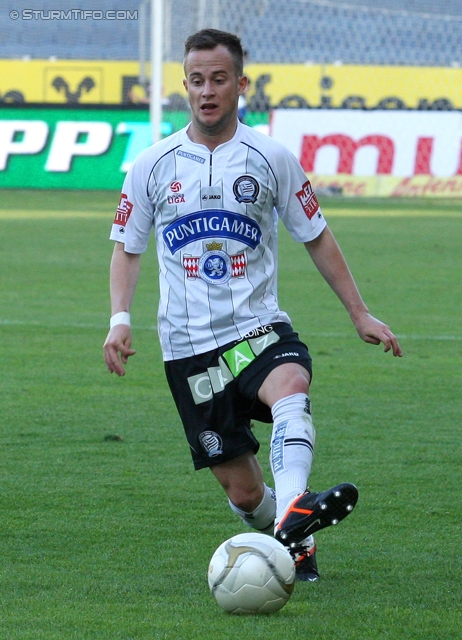 Sturm Graz - Kapfenberg
Oesterreichische Fussball Bundesliga, 32. Runde,  SK Sturm Graz - Kapfenberger SV 1919, Stadion Liebenau Graz, 28.04.2012. 

Foto zeigt Christian Klem (Sturm)
