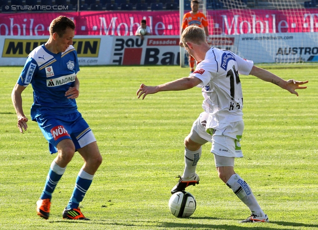 Wr. Neustadt - Sturm Graz
Oesterreichische Fussball Bundesliga, 33. Runde,  SC Wiener Neustadt - SK Sturm Graz, Stadion Wiener Neustadt, 05.05.2012. 

Foto zeigt Florian Kainz (Sturm)
