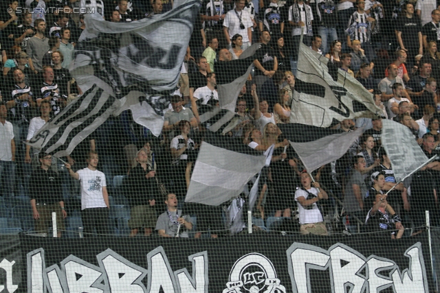 Sturm Graz - Admira
Oesterreichische Fussball Bundesliga, 34. Runde,  SK Sturm Graz - FC Admira, Stadion Liebenau Graz, 10.05.2012. 

Foto zeigt Fans von Sturm
