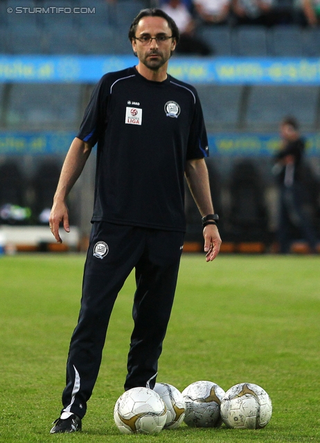 Sturm Graz - Admira
Oesterreichische Fussball Bundesliga, 34. Runde,  SK Sturm Graz - FC Admira, Stadion Liebenau Graz, 10.05.2012. 

Foto zeigt Guenther Neukirchner (Co-Trainer Sturm)
