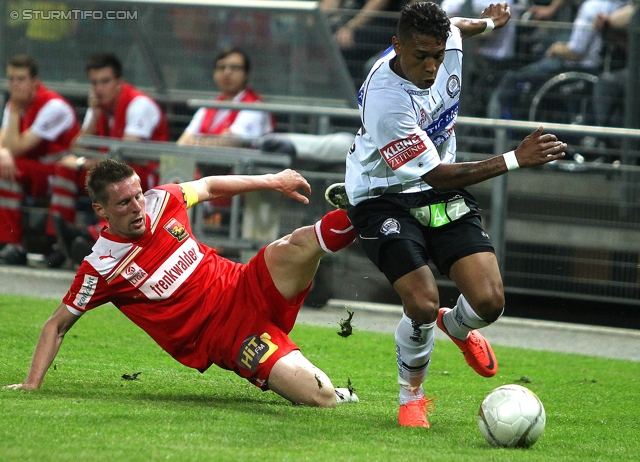 Sturm Graz - Admira
Oesterreichische Fussball Bundesliga, 34. Runde,  SK Sturm Graz - FC Admira, Stadion Liebenau Graz, 10.05.2012. 

Foto zeigt Rubin Rafael Okotie (Sturm)
