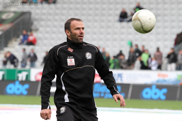 Innsbruck - Sturm Graz
Oesterreichische Fussball Bundesliga, 35. Runde,  Wacker Innsbruck - SK Sturm Graz, Tivoli Stadion Innsbruck, 13.05.2012. 

Foto zeigt Mario Haas (Sturm)
