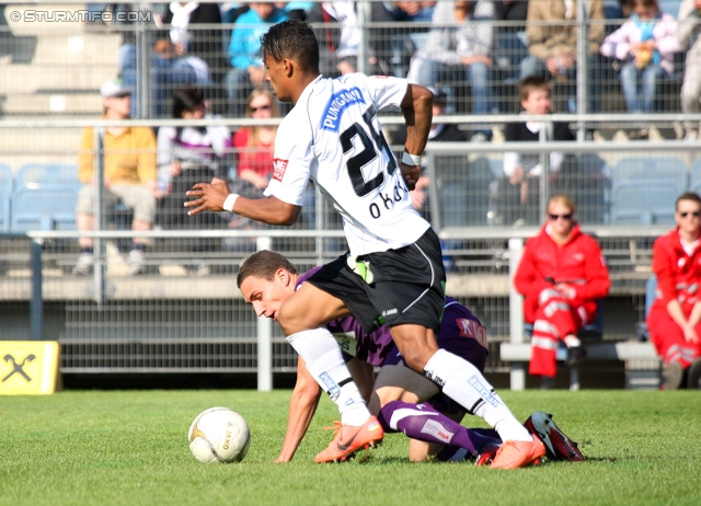 Sturm Graz - Austria Wien
Oesterreichische Fussball Bundesliga, 36. Runde,  SK Sturm Graz - FK Austria Wien, Stadion Liebenau Graz, 17.05.2012. 

Foto zeigt Rubin Rafael Okotie (Sturm)
