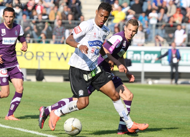 Sturm Graz - Austria Wien
Oesterreichische Fussball Bundesliga, 36. Runde,  SK Sturm Graz - FK Austria Wien, Stadion Liebenau Graz, 17.05.2012. 

Foto zeigt Rubin Rafael Okotie (Sturm)
