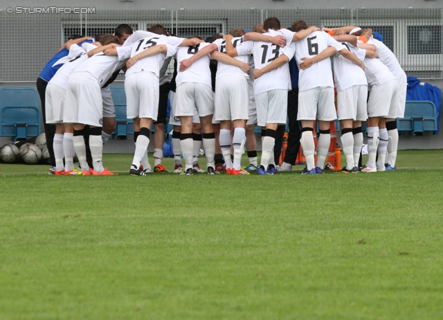 Sturm Amateure - Vorwaerts Steyr
Regionalliga Mitte, 30. Runde,  Sturm Graz Amateure - SK Vorwaerts Steyr, Sportstadion Kalsdorf, 01.06.2012. 

Foto zeigt Mannschaft der Sturm Amateure
