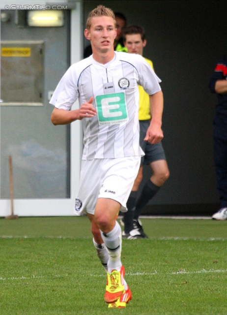 Sturm Amateure - Vorwaerts Steyr
Regionalliga Mitte, 30. Runde,  Sturm Graz Amateure - SK Vorwaerts Steyr, Sportstadion Kalsdorf, 01.06.2012. 

Foto zeigt Florian Sittsam (Sturm Amateure)
