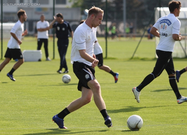 Sturm Graz Trainingsauftakt
Oesterreichische Fussball Bundesliga,SK  Sturm Graz Trainingsauftakt, Trainingszentrum Messendorf, 06.06.2012. 

Foto zeigt Daniel Schmoelzer (Sturm)
