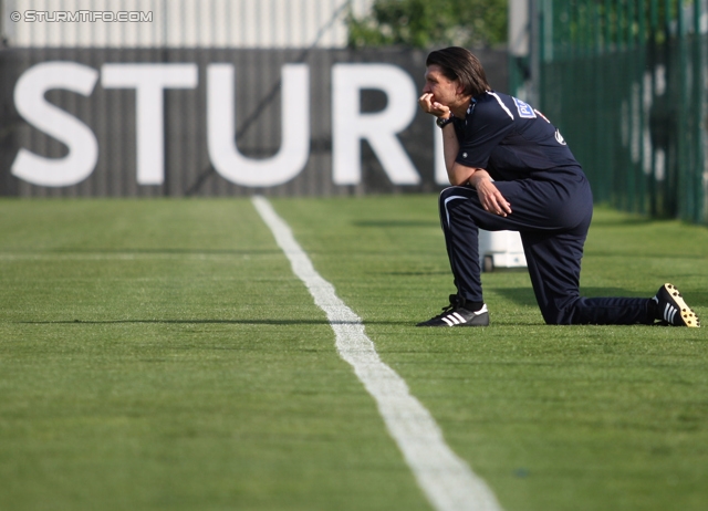 Sturm Graz Trainingsauftakt
Oesterreichische Fussball Bundesliga,SK  Sturm Graz Trainingsauftakt, Trainingszentrum Messendorf, 06.06.2012. 

Foto zeigt Peter Hyballa (Cheftrainer Sturm)
