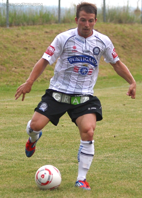 Sturm Graz - Dukla Banska
Testspiel, SK Sturm Graz - Dukla Banska Bystrica, Sportplatz Stallhofen, 20.06.2012. 

Foto zeigt Christoph Kroepfl (Sturm)
