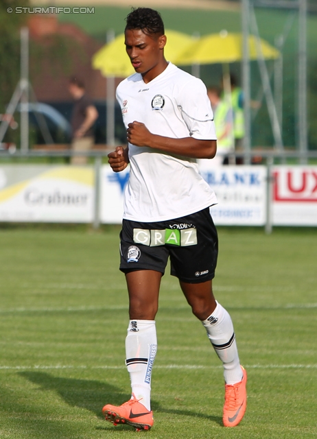 Sturm Graz - AS Trencin
Testspiel, SK Sturm Graz -AS Trencin, Hans-Grogger-Stadion Sonnhofen, 29.06.2012. 

Foto zeigt Rubin Rafael Okotie (Sturm)
