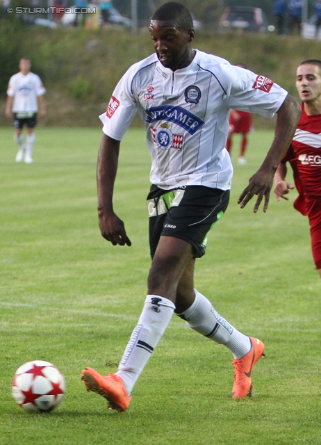 Sturm Graz - AS Trencin
Testspiel, SK Sturm Graz -AS Trencin, Hans-Grogger-Stadion Sonnhofen, 29.06.2012. 

Foto zeigt Richard Sukuta-Pasu (Sturm)
