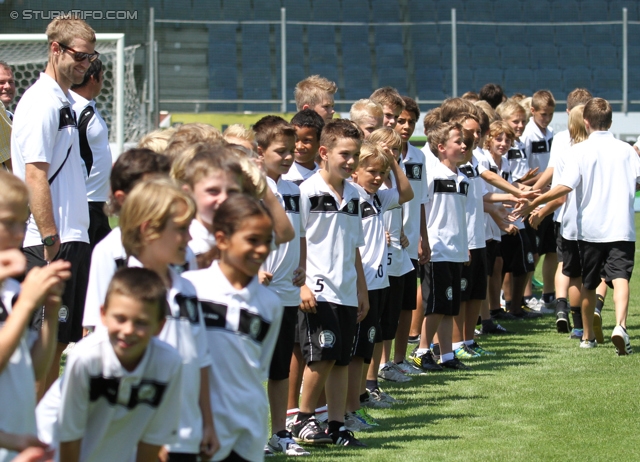 Sturm Graz Ankick 2012
Oesterreichische Fussball Bundesliga, SK Sturm Graz Ankick 2012, Stadion Liebenau Graz, 07.07.2012.

Foto zeigt Nachwuchsspieler von Sturm
