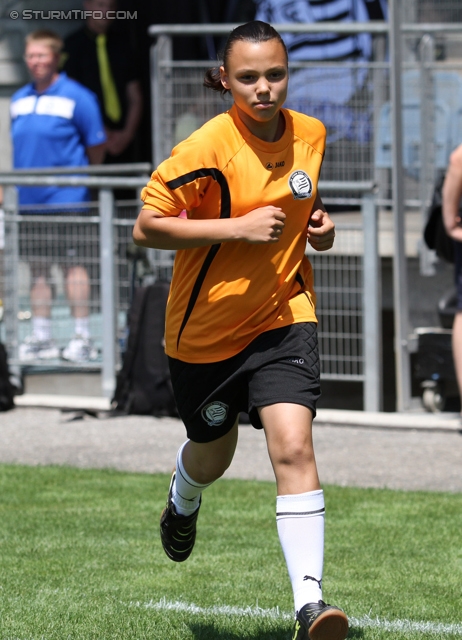 Sturm Graz Ankick 2012
Oesterreichische Fussball Bundesliga, SK Sturm Graz Ankick 2012, Stadion Liebenau Graz, 07.07.2012.

Foto zeigt eine Nachwuchsspielerin von Sturm
