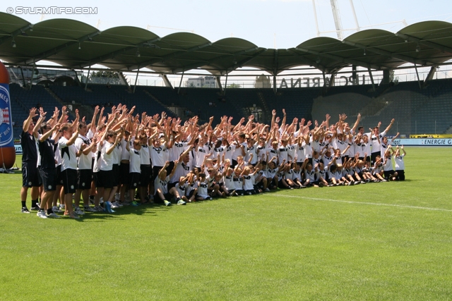 Sturm Graz Ankick 2012
Oesterreichische Fussball Bundesliga, SK Sturm Graz Ankick 2012, Stadion Liebenau Graz, 07.07.2012.

Foto zeigt Nachwuchsspieler von Sturm
