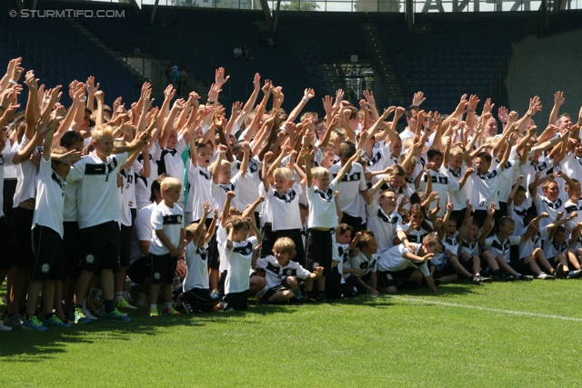 Sturm Graz Ankick 2012
Oesterreichische Fussball Bundesliga, SK Sturm Graz Ankick 2012, Stadion Liebenau Graz, 07.07.2012.

Foto zeigt Nachwuchsspieler von Sturm
