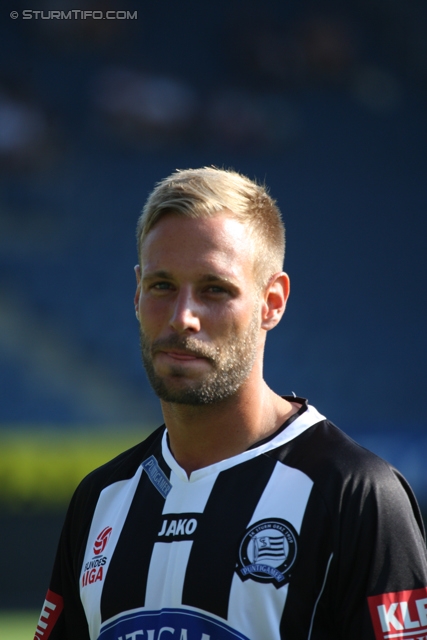 Sturm Graz Ankick 2012
Oesterreichische Fussball Bundesliga, SK Sturm Graz Ankick 2012, Stadion Liebenau Graz, 07.07.2012.

Foto zeigt Martin Ehrenreich (Sturm)
