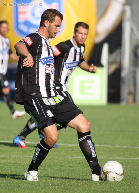 Sturm Graz Ankick 2012
Oesterreichische Fussball Bundesliga, SK Sturm Graz Ankick 2012, SK Sturm Graz - Partizan Belgrad, Stadion Liebenau Graz, 07.07.2012.

Foto zeigt Juergen Saeumel (Sturm)
