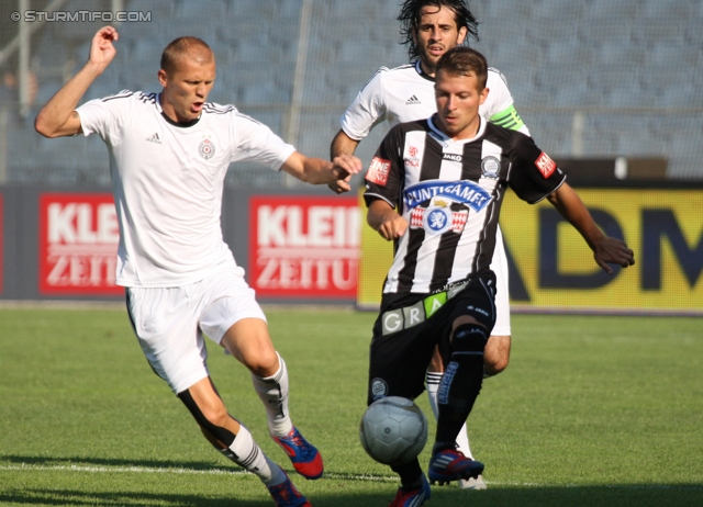 Sturm Graz Ankick 2012
Oesterreichische Fussball Bundesliga, SK Sturm Graz Ankick 2012, SK Sturm Graz - Partizan Belgrad, Stadion Liebenau Graz, 07.07.2012.

Foto zeigt Christoph Kroepfl (Sturm)
