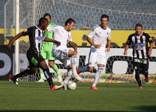 Sturm Graz Ankick 2012
Oesterreichische Fussball Bundesliga, SK Sturm Graz Ankick 2012, SK Sturm Graz - Partizan Belgrad, Stadion Liebenau Graz, 07.07.2012.

Foto zeigt Richard Sukuta-Pasu (Sturm)
