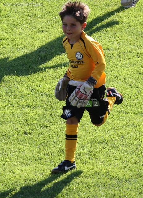 Sturm Graz Ankick 2012
Oesterreichische Fussball Bundesliga, SK Sturm Graz Ankick 2012, SK Sturm Graz - Partizan Belgrad, Stadion Liebenau Graz, 07.07.2012.

Foto zeigt einen Spieler der Sturm U7
